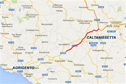 210 - Itinerario Agrigento - Caltanissetta - dal km 44 allo svincolo del A19